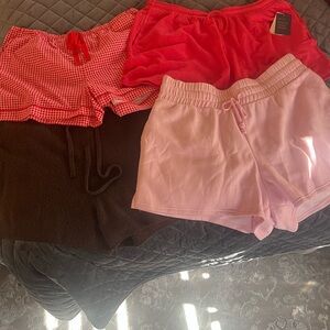 Universal Thread Women's Athletic Shorts - Pink, Red, Brown